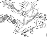 STIHL 4224-704-3200 Huls positie 15 technische tekening
