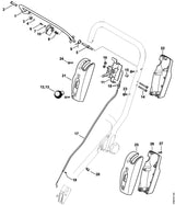 STIHL 9691-003-2576 Drukveer positie 9 technische tekening