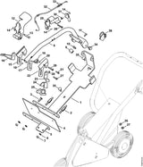 STIHL 4238-180-1101 Gaskabel positie 32 technische tekening
