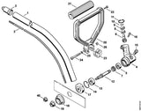 STIHL 4130-791-2000 Handvatrubber positie 21 technische tekening