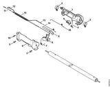 STIHL 4137-182-0801 Blokkeerhendel positie 8 technische tekening
