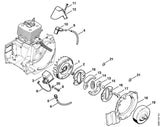 STIHL 4116-084-7801 Segment positie 18 technische tekening