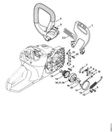STIHL 1250-160-5400 Remband positie 11 technische tekening
