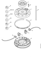 STIHL 4006-713-8301 Huls positie 4 technische tekening