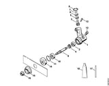 STIHL 4133-640-0107 Aandrijfkop positie -1 technische tekening