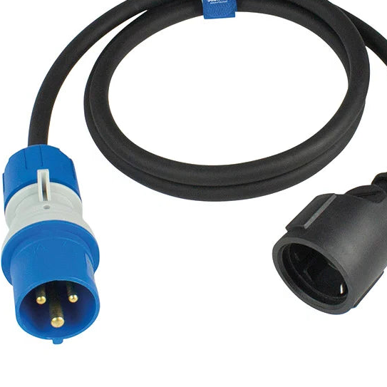 Schwabe CEE Adapterkabel 3-polig naar Schuko 230V IP44 1,5m-keizers.nu