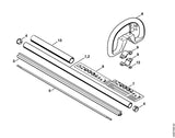 STIHL 4232-710-7102 Steel Ø 25,4 mm positie 1 technische tekening