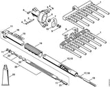 STIHL 4231-791-2000 Handvatrubber positie 14 technische tekening