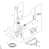 STIHL 0000-351-3200 Huls positie 6 technische tekening
