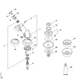 STIHL 4119-717-2806 Beschermring positie 15 technische tekening