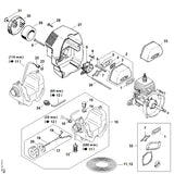 STIHL 4130-141-8100 Bout positie 31 technische tekening