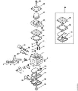 STIHL 4134-121-0802 Afsluitdeksel positie 12 technische tekening