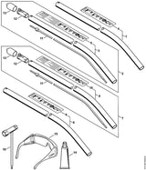 STIHL 4137-710-7127 Steel Ø 25,4 mm x 0,84 m positie 6 technische tekening