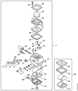 STIHL 4229-121-2700 Kap positie 30 technische tekening