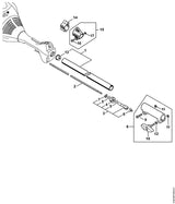 STIHL 4140-716-2200 Beugel positie 6 technische tekening