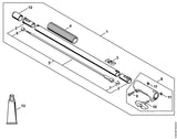 STIHL 4230-791-2000 Handvatrubber 185 mm positie 4 technische tekening