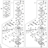 STIHL 4229-122-6701 Hoofdstelschroef positie 25 technische tekening