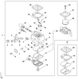 STIHL 4129-121-4700 Regelmembraan positie 20 technische tekening