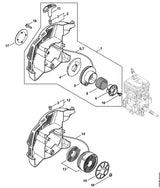 STIHL 4144-195-0401 Koordrol positie 5 technische tekening