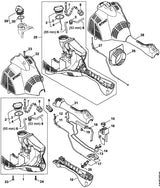 STIHL 4144-180-1104 Gaskabel positie 11 technische tekening