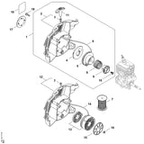 STIHL 4144-967-1509 Typeplaatje FS 56 C positie 17 technische tekening