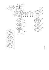 STIHL 4147-120-2202 Flens positie 11 technische tekening
