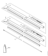 STIHL 9451-621-2933 Gekartelde ring 24x0,5 positie 3 technische tekening