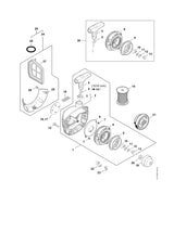 STIHL 4147-967-1545 Typeplaatje FS 460 C positie 16 technische tekening