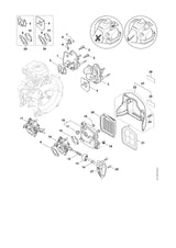 STIHL 4147-120-0603 Carburateur WTF-7E positie 11 technische tekening