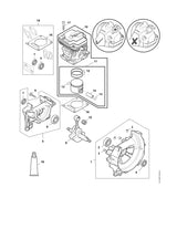 STIHL 4147-034-1501 Zuigerpen 11x7x28 positie 14 technische tekening