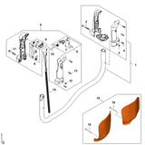 STIHL 0000-953-0808 Tapeind positie 7 technische tekening