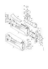 STIHL 4148-790-0901 AV-huis positie 4 technische tekening