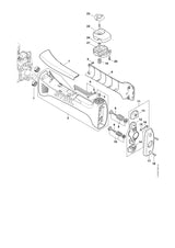 STIHL 4148-792-2800 Rubberaanslag positie 13 technische tekening
