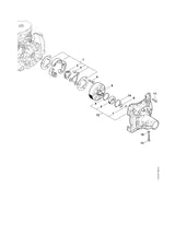 STIHL 4148-160-2901 Koppelingstrommel positie 8 technische tekening