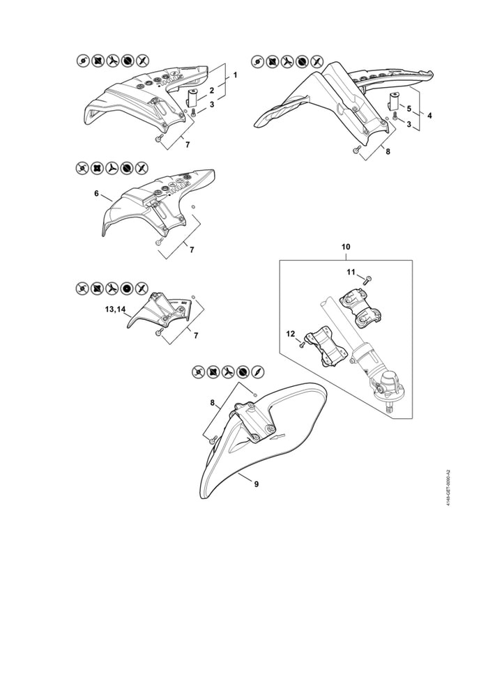 STIHL 0000-706-4600 Afsluitplug positie 12 technische tekening