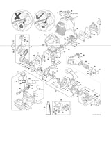 STIHL 4133-195-7201 Pal positie 22 technische tekening