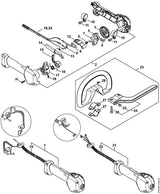 STIHL 4144-791-9400 Spanklem positie 10 technische tekening