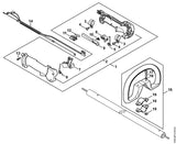 STIHL 4280-180-1150 Gaskabel positie 14 technische tekening