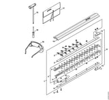 STIHL 4230-710-5903 Heggenschaar 500 mm / 20" positie 1 technische tekening