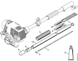 STIHL 4182-710-7114 Steel positie 1 technische tekening