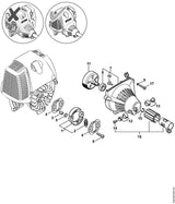 STIHL 4180-160-2900 Koppelingstrommel positie 11 technische tekening