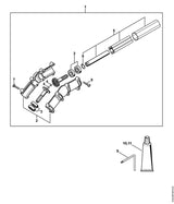 STIHL 4182-007-1004 Kogellagerset positie 3 technische tekening