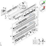 STIHL 4182-710-3237 Aandrijfas positie 24 technische tekening