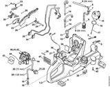 STIHL 4224-182-4700 Bladveer positie 31 technische tekening