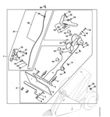STIHL 4224-731-8600 Schroefdraadbout positie 4 technische tekening