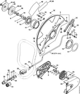 STIHL 4224-700-8110 Beschermer Ø 400 mm positie 3 technische tekening
