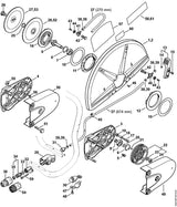 STIHL 4224-790-5303 Lager positie 3 technische tekening