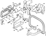 STIHL 4226-792-9102 Handbeschermer positie 26 technische tekening