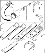 STIHL 4229-716-6700 Stermoer positie 14 technische tekening