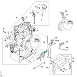 STIHL 4229-440-1904 Kabel positie 22 technische tekening